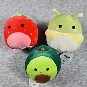 Squishmallows 3 Pack Filp A Mellows Orginial 8 Inch Plush